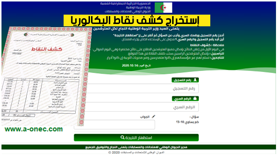الجزائر | استخراج كشف نقاط شهادة البكالوريا 2025 عبر الموقع الرسمي